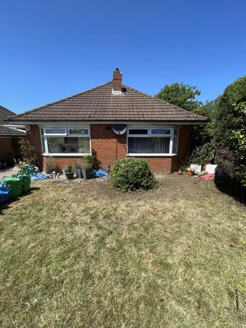 Lawn and hedge tidied